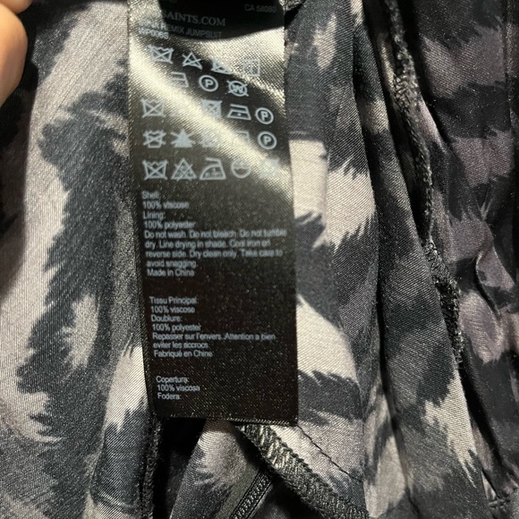 All Saints Irina Remix Romper Animal Print - Picture 7 of 10